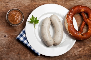 Weißwurst Frühstück auf der Lädine